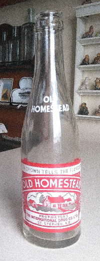 Old Homestead St Stephen pop bottle