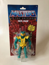 Mer-Man Retro Sealed Mint Origins MOTU Masters of the Universe