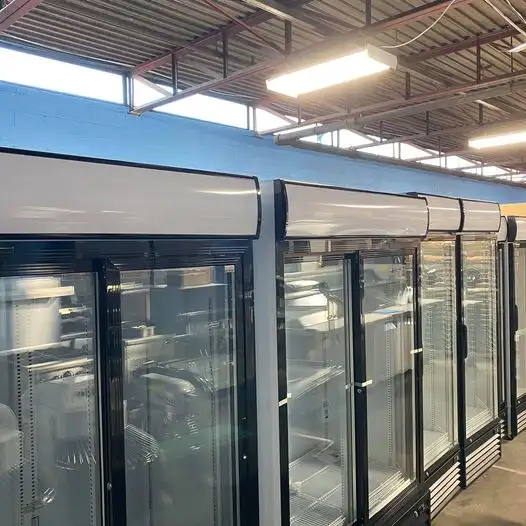 Brand New 45" Wide Double Door Display Refrigerator