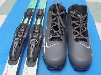 Cr. Country Ski- 205cm/NNN Boots sizes 10-11 /Ski Poles -155cm, View more
