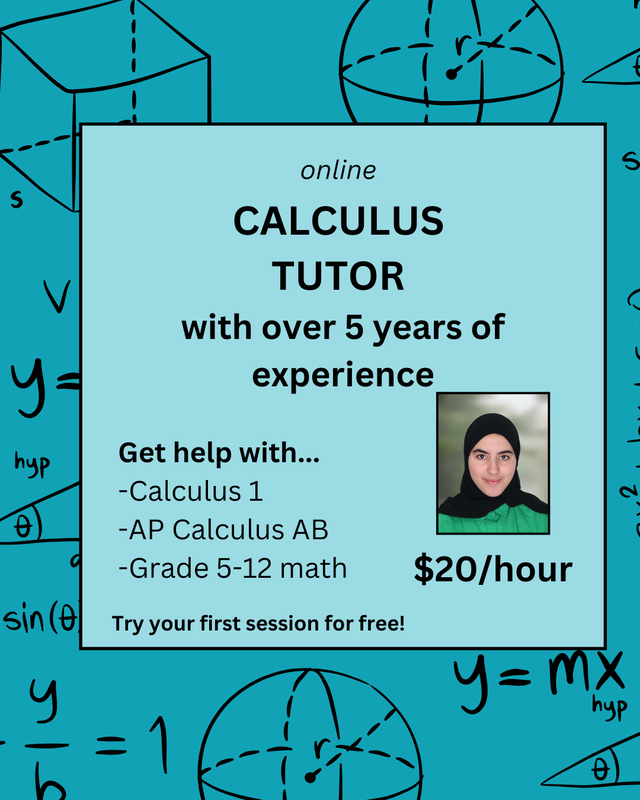 Online Calculus and High school Math Tutor