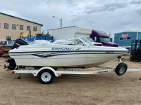1999 17' StarCraft Open Bow Boat With 125hp Mercury AndTrailer
