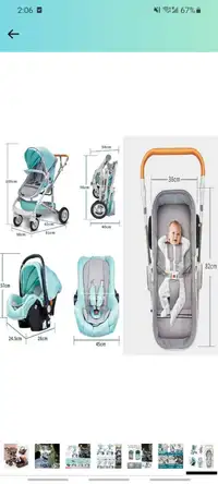 Baby luxury stroller