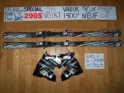 Ensembles kits de ski alpin twin tip et titanium 165 168 170 cm, View more