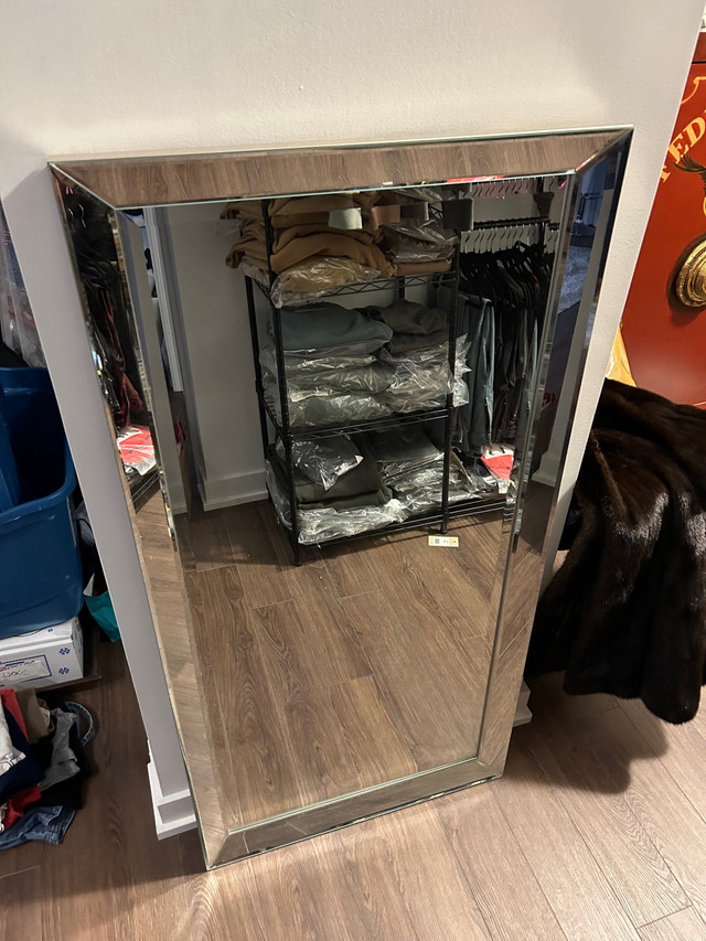 Crate and barrel full length mirror retail $1299 in Arts & Collectibles in City of Toronto