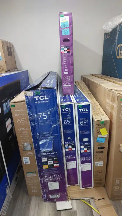 Brand New and Open-Box Smart TVs | Mega Sale Limited Time Offer., View more