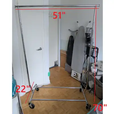 PRICE FIRM! Clothing Rack, Heavy Duty Clothing Hanging Clothes, View more