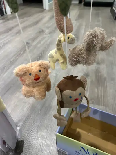 Nojo jungle nursery mobile-excellent condition, View more