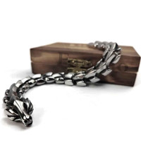 Mens Viking Dragon  Chain Bracelet!