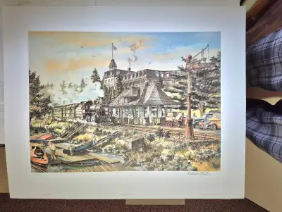 Hand signed and numbered limited edition print by artist Wentworth Folkins Unframed Mint condition S...