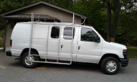 aluminum ladder & side rack combo