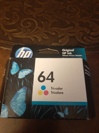 HP 64 tri-color cartridge. New