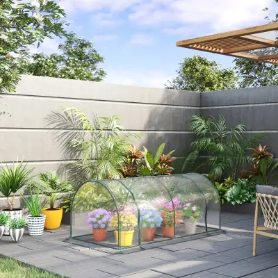 79" x 40" x 32" Transparent PVC Mini Tunnel Greenhouse Garden Gr, View more