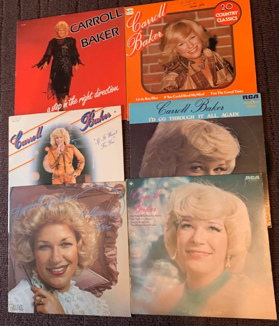 CARROLL BAKER VINYL COLLECTION ~ LOT # 51 ( 6  albums )﻿ in CDs, DVDs & Blu-ray in City of Halifax