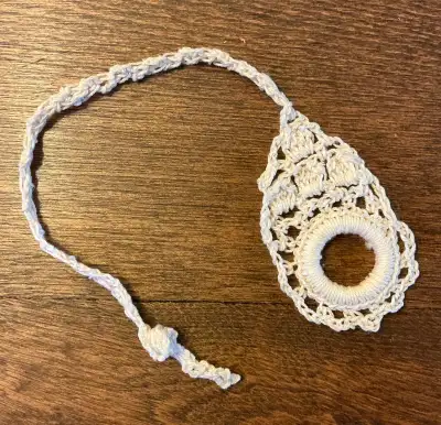 Vintage Victorian Style CROCHET WINDOW SHADE PULL/FAN PULL-New C, View more