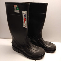 Heavy Duty PVC Steel Toe, Steel Mid-Sole Safety Rubber Boots