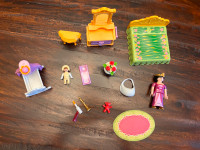 Playmobil-Chambre princesse royale avec bébé