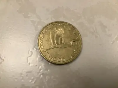Two Dollar New  Zealand Coin, View more