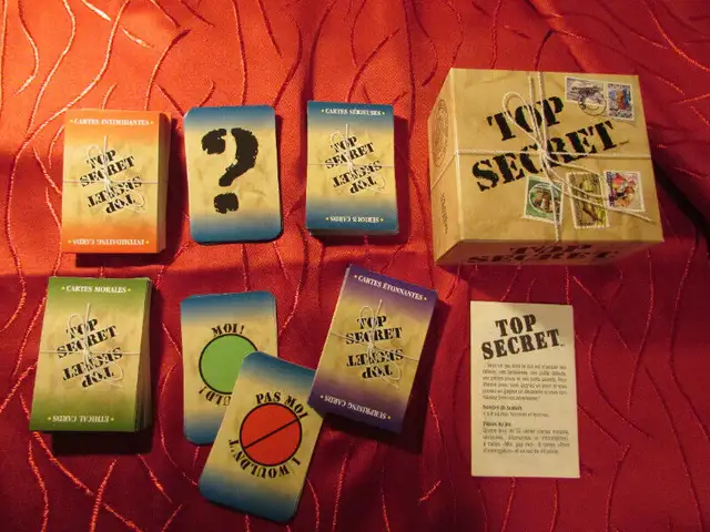 Jeu de société « TOP SECRET » fait au Québec in Toys & Games in Longueuil / South Shore - Image 5