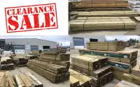 BLOWOUT SALE - Outdoor Wood