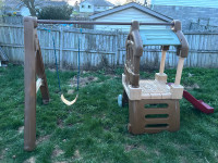 Plastic Playground/Swing set Good Condition