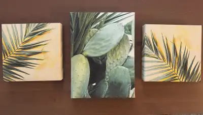 Tropical Canvas Prints (3 Pack), View more
