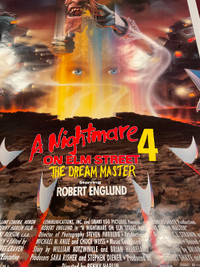 Nightmare on Elm Street 4 - Dream Master Movie Poster