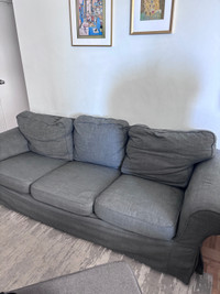 Couches- grey sofa from Ikea 