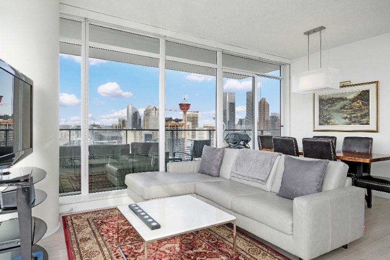 Leather couch /chaise with marble coffee table. Couches & Futons