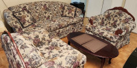 3 Piece SOFA SET in Good Condition Sold As Is