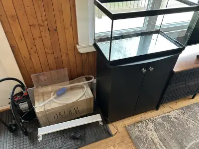 aquarium 12g + filtreur fluvial 107 + meubles + kit injecti, View more