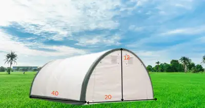 Portable Shelters, Contact Us Today! Fabric Building | Dome Storage Shelter Specs include: Comes Wit...