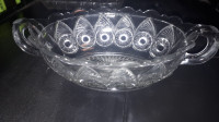 Glass Table Dishes 3 Pcs