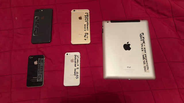 [$25] - APPLE IPHONE & IPAD DEVICES (APPLE ID LOCKED/SOLD4PARTS) in Cell Phones in Markham / York Region - Image 2