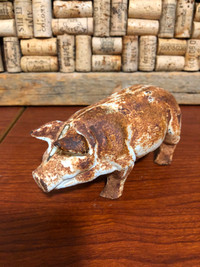 Cast Iron Pig, Antique