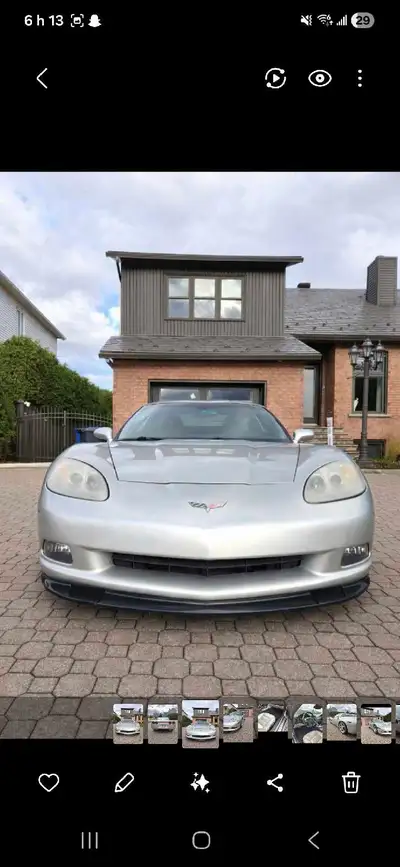 Bonjour, Je vends ma chevrolet corvette 2008 automatique le véhicule est en excellente condition, to...