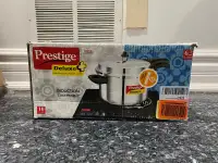 Prestige deluxe 6.5 litre stainless steel pressure cooker