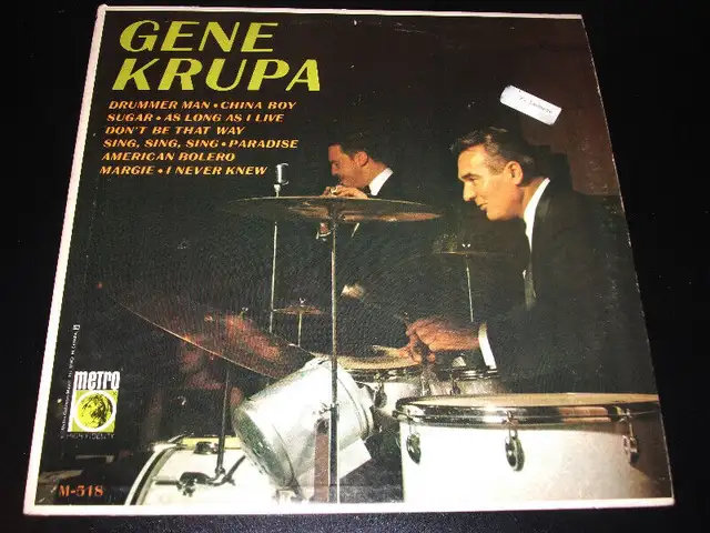 Gene Krupa - Gene Krupa (1965) LP JAZZ in CDs, DVDs & Blu-ray in City of Montréal - Image 2