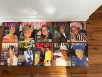 Diana Magazine Lot Of 17 MAJESTY