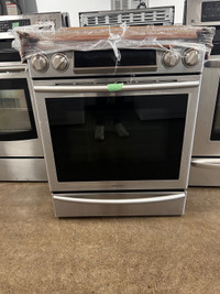 30” Samsung stove glass top Stainless Steel 