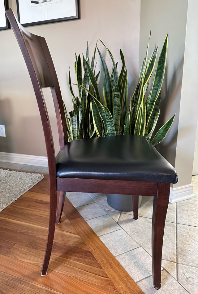 Table + chaises bois massif dans Mobilier de salle à manger et cuisine  à Longueuil/Rive Sud - Image 3