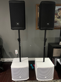 Jbl speaker and subs for rental