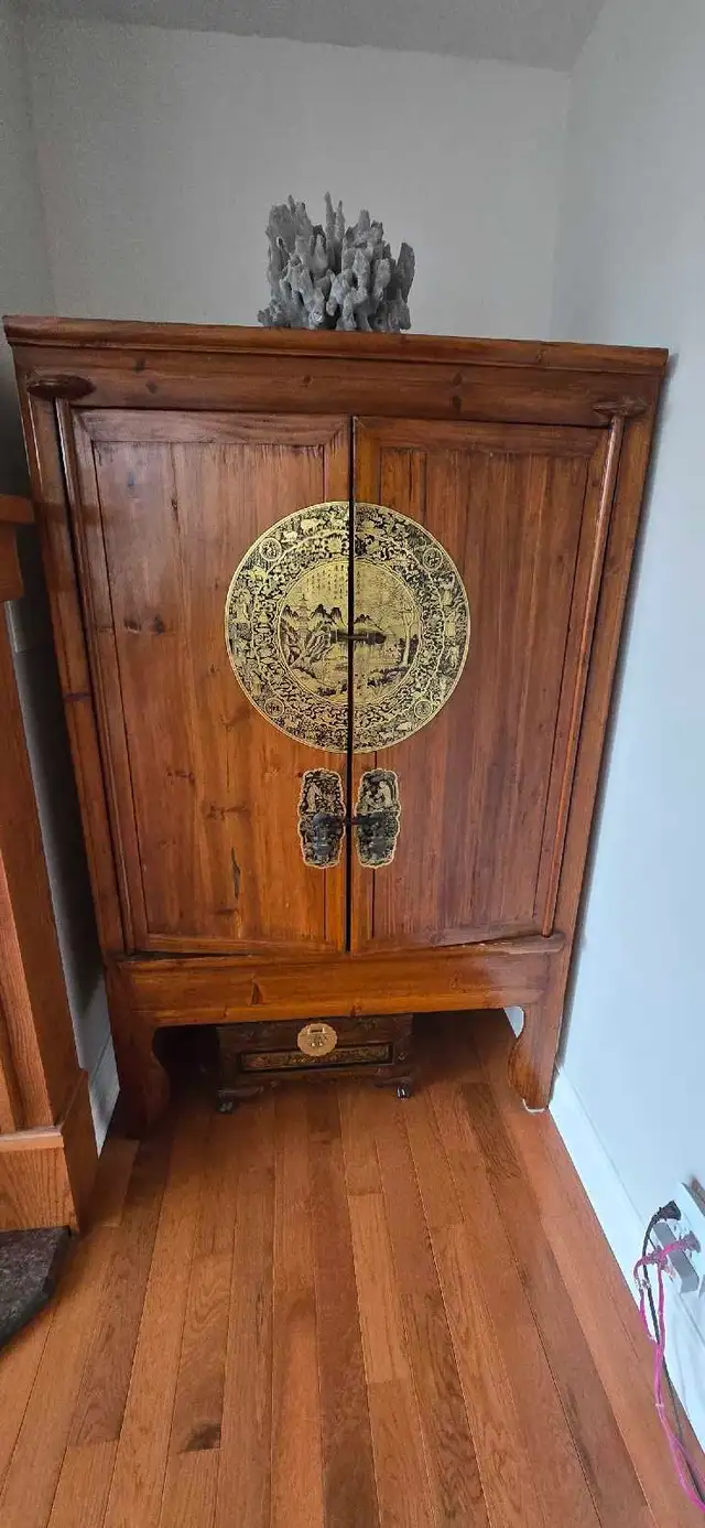 Oriental Wooden Cabinet  in Bookcases & Shelving Units in Kingston - Image 3
