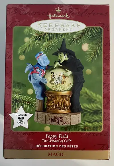 Hallmark Keepsake Ornament The Wizard of Oz Poppy Field Magic, View more
