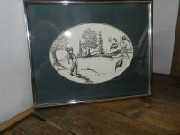 Picture, Golf Theme, Framed, Pewter ’N’ Art by PRES-Star