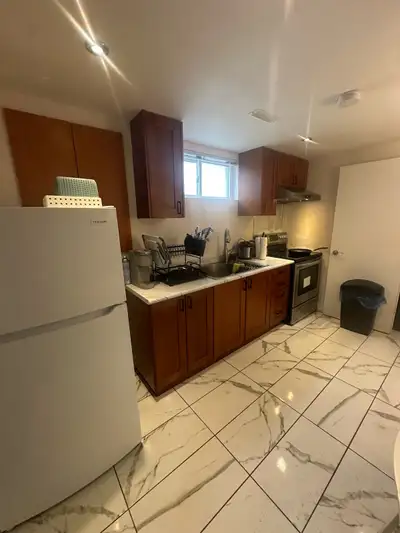 2 Bedroom Walk-Out Basement Near Seneca – Furnished, Utilities Included Location: Don Mills Rd & McN...