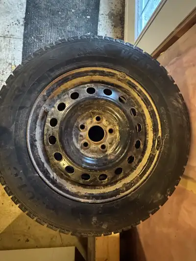 Winter tires off of a 2008 Toyota matrix $50 obo Message for any more info