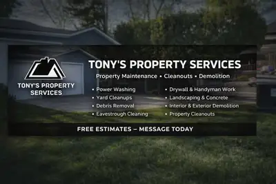 Dump runs/Yard Cleanup/Property services, View more