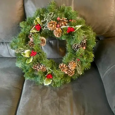 Downsizing Beautiful Realistic Christmas Wreaths, View more