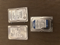 SATA hard drives 500 GB, WD, Samsung, Toshiba